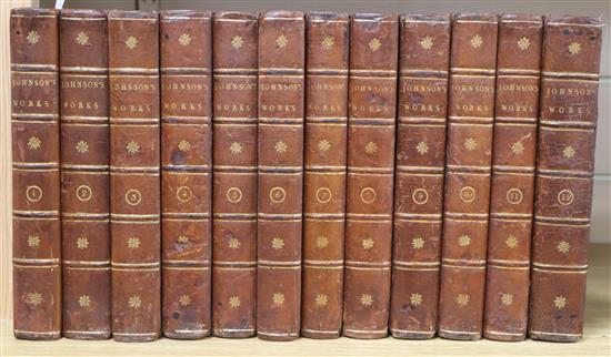 The Works of Samuel Johnson, 12 vols, 1796, T. Longman